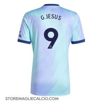 Arsenal Gabriel Jesus #9 Maglia Gara Terza Repliche 2024-25